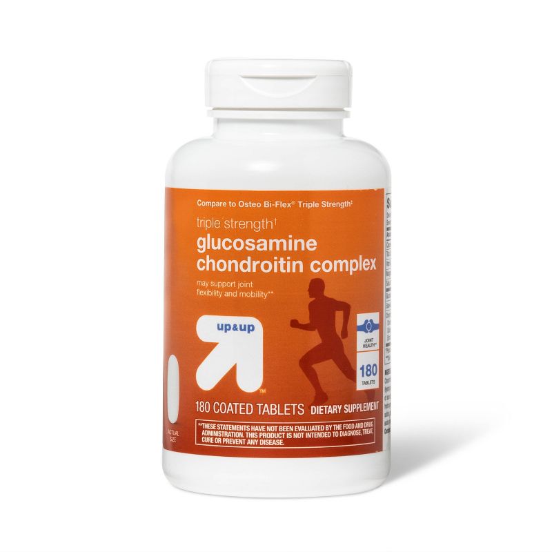Glucosamine Chondroitin Triple Strength Coated Dietary Supplement Tablets - 180ct - up &#38; up&#8482;, 1 of 5