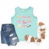 The Juniper Shop Coquette Beach Chart Youth Tank Top - XL - Seafoam - 2 of 4