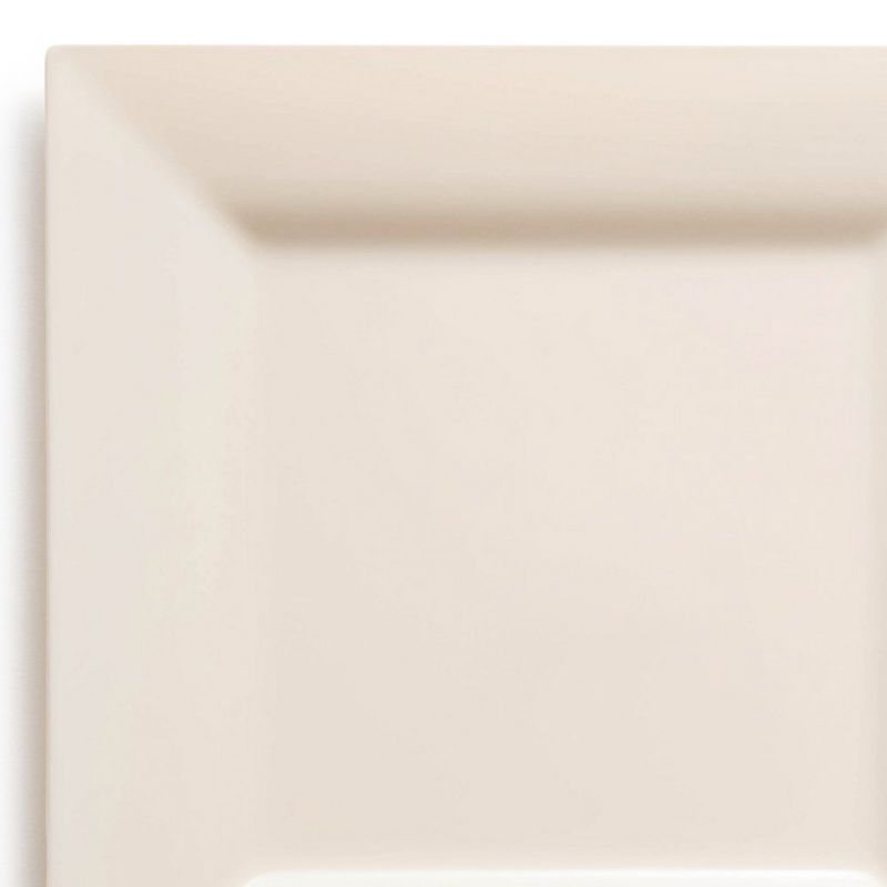 Smarty Had A Party 6.5" Ivory Square Plastic Cake Plates (120 Plates), 1 of 5