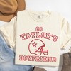 Simply Sage Market Women's Go Taylor's Boyfriend Varsity Short Sleeve Garment Dyed Tee - 3 of 4