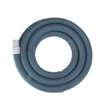 Pool Central Spiral Wound Vacuum Swimming Pool Hose with Swivel Cuff 18' x 1.25" - Blue