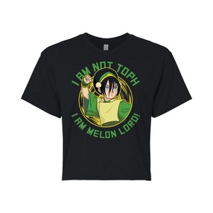 Women's - Avatar: The Last Airbender - Toph Melon Lord Cropped Graphic T-Shirt - 1 of 4