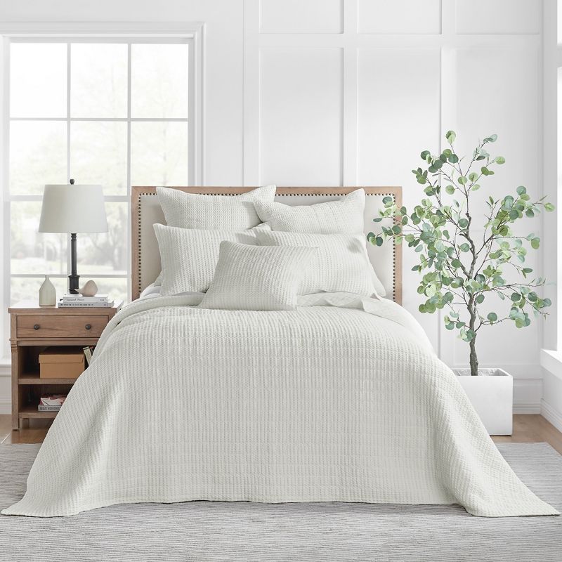 Mills Waffle Bedspread and Pillow Sham Set - Levtex Home, 1 of 5