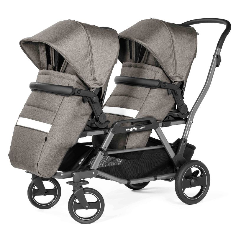 Peg Perego Duette Piroet Double Tandem Stroller - City Gray, 3 of 8