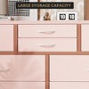 45" Wide TV Stand Dressers with 10 Drawers Fabric Dressers for Bedroom, Modern Chest of Drawers, Lightweight Large Storage Organizer - 4 of 4