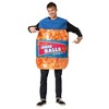 Imposta Costumes Adult Cheeseballs Costume Bodysuit One Size Orange - 4 of 4