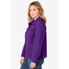 Woman Within Plus Size Stretch Denim Jacket - 4 of 4