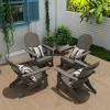 WestinTrends Tuscany HIPS¬¨‚Ä†Outdoor¬¨‚Ä†Patio¬¨‚Ä†Folding¬¨‚Ä†Adirondack¬¨‚Ä†Chair (Set of 4) - 2 of 4
