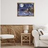 Stupell Industries Joyriding Cats on Broom Black Framed Floater Canvas Wall Art - 2 of 4