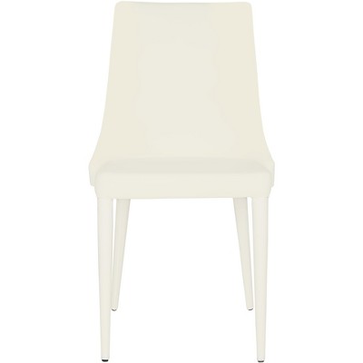 Summerset White Leather Upholstered Dining Side Chair Set