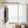 UL-Listed Tilting TV Wall Mount for 37-82" TVs up to 132 lbs, Low Profile Design, Fits 24"/18"/16" Studs, Max VESA 600x400mm - 3 of 4