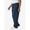 KingSize Men's Big & Tall Loose Fit Comfort Waist Jeans - 3 of 4