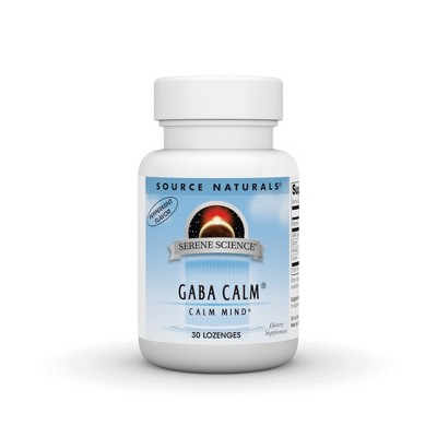 GABA Calm Sublingual-Peppermint by Source Naturals, Inc.  -  30 Lozenge