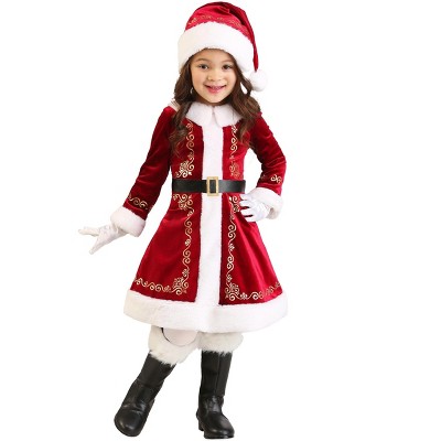 HalloweenCostumes.com Toddler Girl's Santa Dress Costume