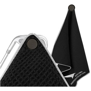 Birdie Golf: Magnetic Golf Towel, Black | Premium Microfiber Towel - 1 of 4