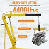 2 T Engine Hoist,Folding Cherry Picker Engine Hoist with Lever and 6 Casters,Engine Crane Lifter for Workshops Garage Warehouse - 2 of 4