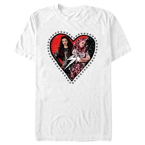 Men's Descendants: The Rise of Red Bridget and Daughter Photo Heart  T-Shirt - White - Medium - 1 of 4