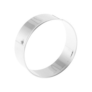 Unique Bargains Pastry Cutter Christmas Hat-Shaped Dishwasher Safe Stainless Steel Silver Tone 1Pcs - 1 of 4