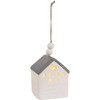 Pavilion Gift Company - Welcome - 4.25" LED Lit Hanging Porcelain House - Decorative Objects - 3 of 4