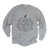 Simply Sage Market S.W.Smiley Pumpkin Outline Garment Dyed Long Sleeve - 2 of 4
