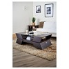 Kayce Modern Geometric Inspired Coffee Table Espresso - HOMES: Inside + Out - image 2 of 4