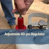 Bayou Classic 5HPR-40 0-40-psi Adjustable Regulator w/ 48-in Thermoplastic Hose Features Soft Nosed POL - 4 of 4