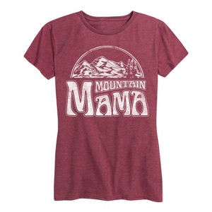 Women's - Instant Message - Mountain Mama Short Sleeve Graphic T-Shirt - 1 of 4