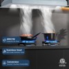 Range Hoods Built-In/Insert Range Hood 30 Inch, Ducted/Ductless Convertible Kitchen Vent Hood, Stainless Steel Stove Hood - 2 of 4