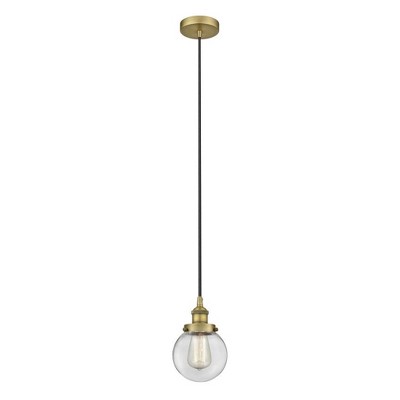 Beacon - 1 Light Mini Pendant In Industrial Style-9.5 Inches Tall and 6 Inches Wide