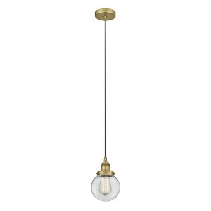 Beacon - 1 Light Mini Pendant In Industrial Style-9.5 Inches Tall and 6 Inches Wide - 1 of 1