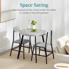 Best Choice Products 3-Piece Mid-Century Modern Round Dining Set w/ 2 Chairs, Angled Legs - 3 of 4