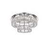 Elegant Lighting Monroe 2 - Light Flush Mount in  Chrome - 2 of 4