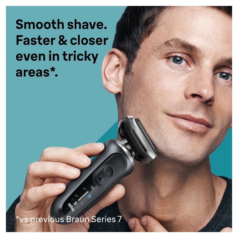 Braun Series 7-7171cc Rechargeable Wet &#38; Dry Shaver + Smart Care Center, 3 of 9