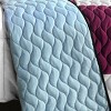 Slickblue Full/Queen 3PC Quilt Set, Checkered Design, Hand-Stitched, 100% TC, Patchwork, Multicolor/Pink/Blue - 4 of 4