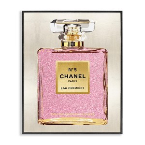 Stupell Industries Pink Luxury Perfume Black Framed Giclee Art - 1 of 4