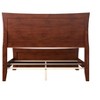 AFI Furnishings Metro Full Traditional Bed with Matching Footboard and Turbo Charger in Walnut - 3 of 4