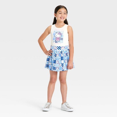 Hello Kitty Girls' Hello Kitty "Beyond the Horizon" Active Tank Top - Ivory M — фото 3