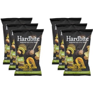 Hardbite Spicy Honey Dijon Potato Chips - Case of 6 - 5.3 oz - 1 of 2