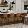 Maven Lane Victor Armless Vegan Leather Counter Height Bar Stool - 4 of 4