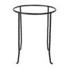 Indoor/Outdoor Patio Iron Ring Plant Stand Black Powder Coat Finish - Achla Designs - 3 of 4