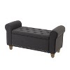 Sonia 43.7" Wide Storage Bench  | ARTFUL LIVING DESIGN - 3 of 4