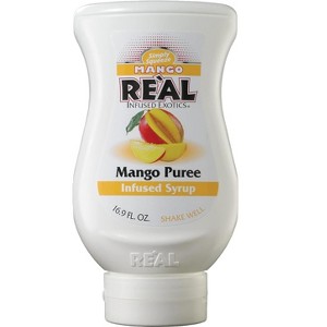 Reàl Infused Exotics Simply Squeeze Infused Syrup Mango 16.9oz Bottle for Mix- ologists, Chefs, Cooks - 1 of 4