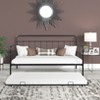 NicBex Twin Size Daybed Metal Frame Morden Daybed with Trundle Sleeper Sofa with Flexible Bed for Living Room - 3 of 4