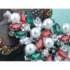 Anna-Kaci Holiday Christmas Multicolor Rhinestone Ornaments Crystal Xmas Brooch Pin - 4 of 4