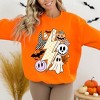 Simply Sage Market Women's Graphic Sweatshirt Lightning Bolt Halloween - 2 of 4