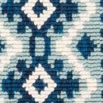 ivory/blue