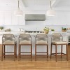 Arceso 26.5"H Counter Height Bar Stools , Boho-Style Rattan Chairs - 2 of 4