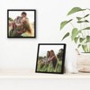 Americanflat 8x8 Picture Frame - Streamline Collection - Thin Border Square Frame for Tabletop and Wall Display - Black - 4 of 4