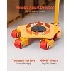 VEVOR Machine Skate, 8800 lbs Machinery Moving Skate, with 360° Rotation Cap and PU Swivel Rollers, Heavy Duty Industrial Machinery Mover,Yellow - 4 of 4