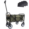 BEAFUP Foldable Wagon Cart with Waterproof Liner & All-Terrain Wheels, Lightweight - for Beach, Camping, Gardening by Families & Outdoors - 4 of 4